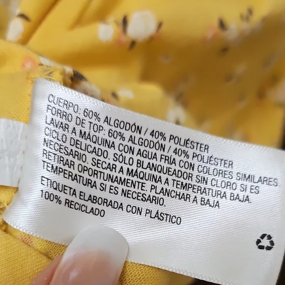 Yellow Floral Sundress - Picture 5 of 7